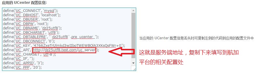 Ucenter服务端地址